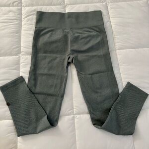 Love Fitness Odina seamless leggings in gray/green, XL, new
